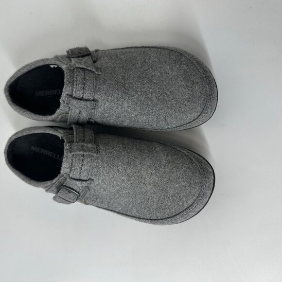 Merrell Womens Wool Slip-On Shoes With Adjustable Strap Gray Size Comfortable - Picture 2 of 11